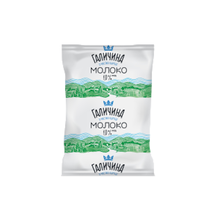 Молоко коров'яче ГАЛИЧИНА, ультрапастеризоване, 1%, 900г